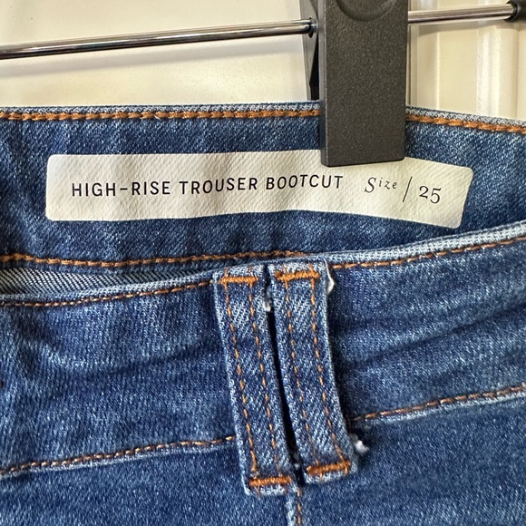 Pilcro and the Letterpresss High-Rise Trouser Bootcut Jeans, Size 25 - Picture 8 of 11